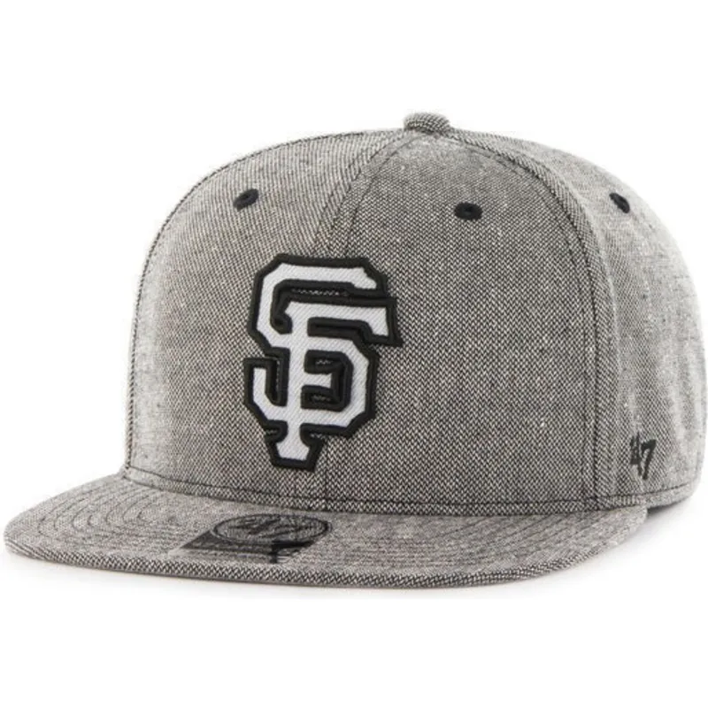 kepsar-plana-svart-snapback-tejido-vaquero-fran-san-francisco-giants-mlb-av-47-brand kepsar-plana-svart-snapback-tejido-vaquero-fran-san-francisco-giants-mlb-av-47-brand