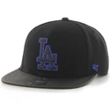 svart-platt-snapback-keps-mlb-los-angeles-dodgers-fran-47-brand
