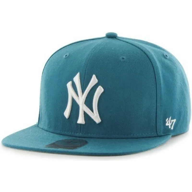 kepsar-plana-gron-snapback-lisa-fran-new-york-yankees-mlb-av-47-brand
