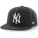 morkbla-platt-snapback-keps-mlb-new-york-yankees-fran-47-brand