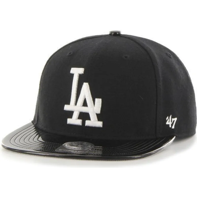 kepsar-plana-svart-snapback-brillante-fran-los-angeles-dodgers-mlb-av-47-brand