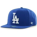 bla-platt-snapback-keps-med-mlb-los-angeles-dodgers-sidologo-fran-47-brand