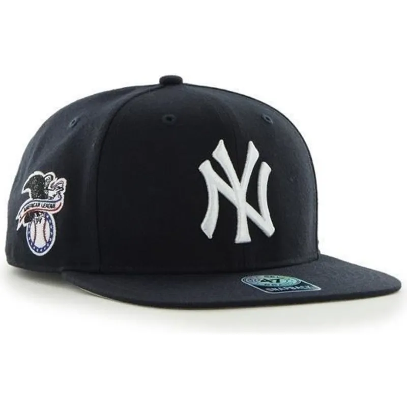 marinbla-platt-snapback-keps-med-sidologo-mlb-new-york-yankees-fran-47-brand