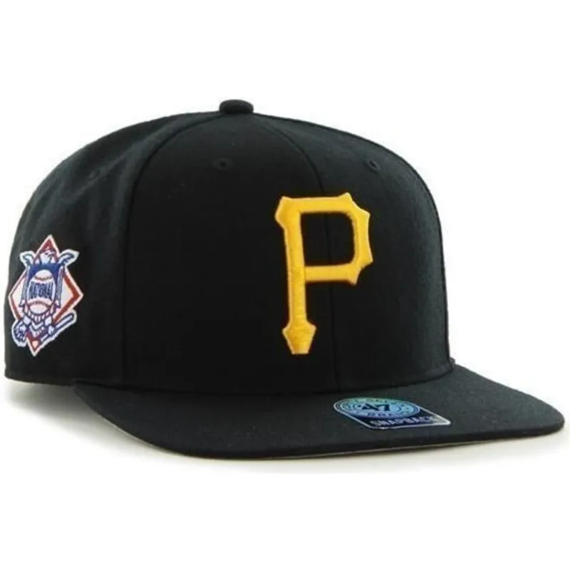 kepsar-plana-svart-snapback-lisa-lateral-fran-pittsburgh-pirates-mlb-av-47-brand