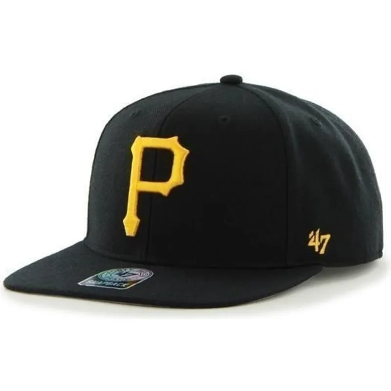 kepsar-plana-svart-snapback-lisa-lateral-fran-pittsburgh-pirates-mlb-av-47-brand