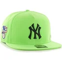 kepsar-plana-gron-snapback-negro-lisa-fran-new-york-yankees-mlb-av-47-brand