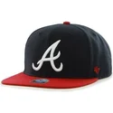 kepsar-plana-marinbla-snapback-fran-atlanta-braves-mlb-av-47-brand