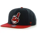 kepsar-plana-marinbla-snapback-lisa-antiguo-fran-cleveland-indians-mlb-av-47-brand