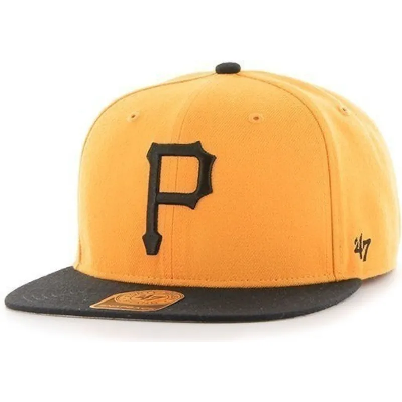kepsar-plana-gul-snapback-lisa-leteral-fran-pittsburgh-pirates-mlb-av-47-brand
