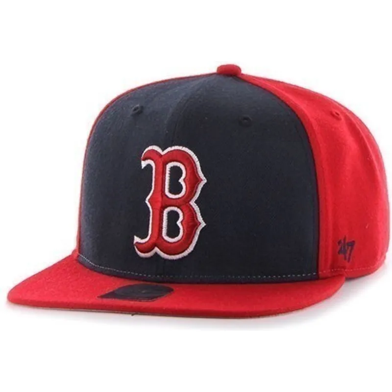 kepsar-plana-rod-snapback-lisa-lateral-fran-boston-red-sox-mlb-av-47-brand