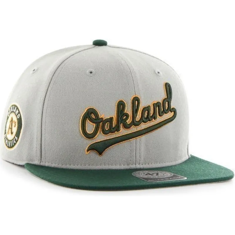 kepsar-plana-gra-snapback-lateral-fran-oakland-athletics-mlb-av-47-brand
