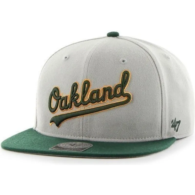 kepsar-plana-gra-snapback-lateral-fran-oakland-athletics-mlb-av-47-brand