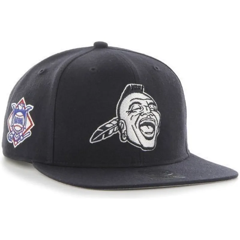 kepsar-plana-marinbla-snapback-lateral-fran-atlanta-braves-mlb-av-47-brand