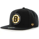 svart-platt-snapback-keps-nhl-boston-bruins-fran-47-brand