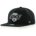 svart-platt-snapback-keps-nhl-los-angeles-kings-fran-47-brand