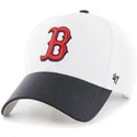 47-brand-mlb-boston-red-sox-vit-och-svart-bojd-skarmkeps