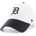 vit-och-marinbla-mlb-detroit-tigers-keps-med-bojd-skarm-fran-47-brand
