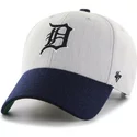 47-brand-curved-brim-mlb-detroit-tigers-grey-cap-with-navy-blue-visor