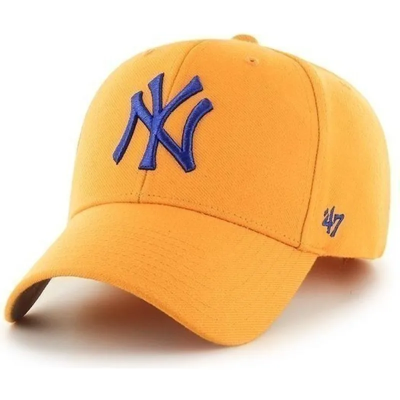 kepsar-curva-gul-justerbart-band-lisa-fran-new-york-yankees-mlb-av-47-brand