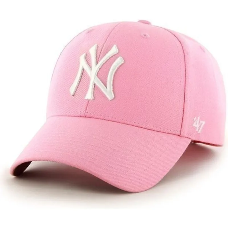 kepsar-curva-rosa-justerbart-band-lisa-fran-new-york-yankees-mlb-av-47-brand