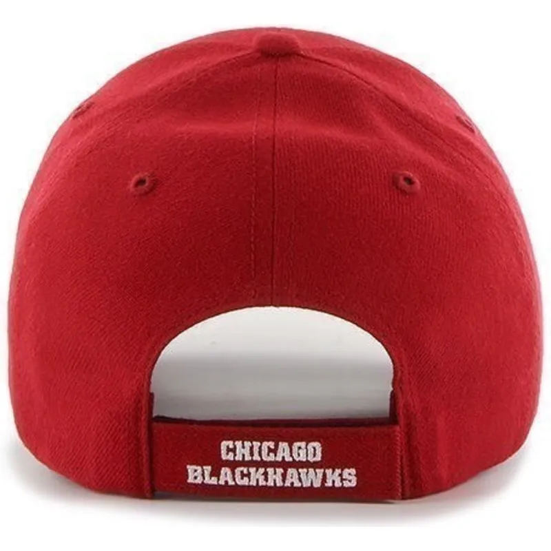 kepsar-curva-rod-justerbart-band-fran-chicago-blackhawks-nhl-av-47-brand