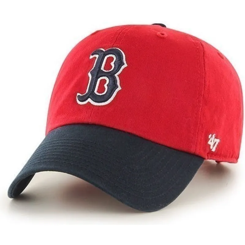 kepsar-curva-rod-justerbart-band-frontal-fran-boston-red-sox-mlb-av-47-brand