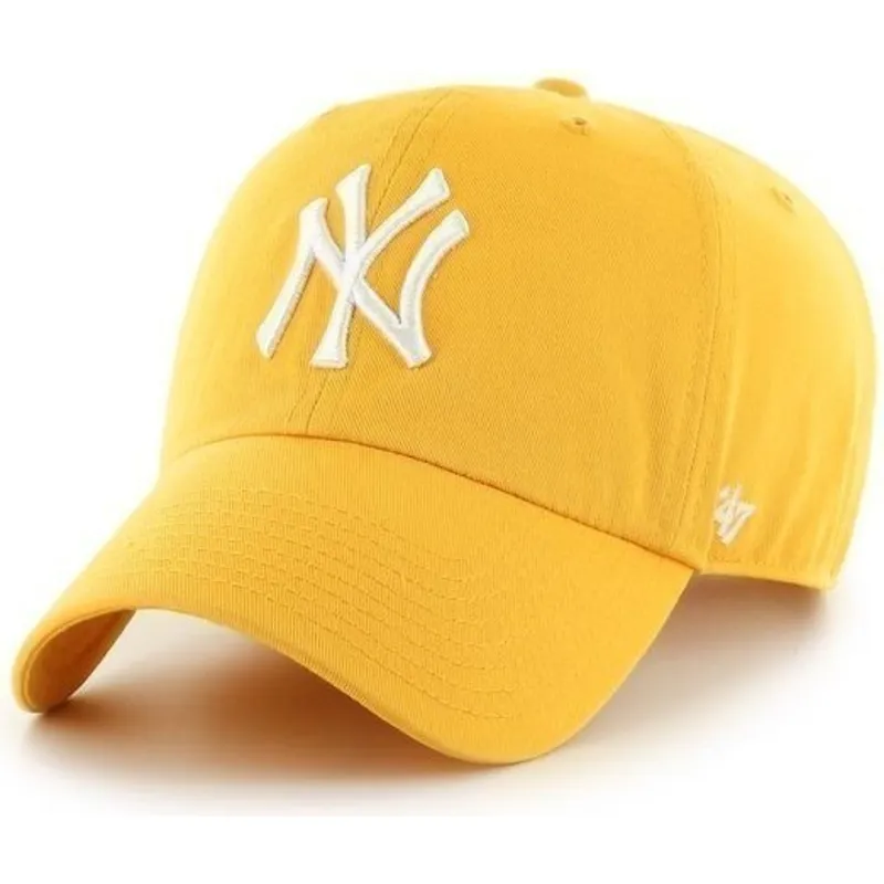 kepsar-curva-gul-justerbart-band-frontal-grande-fran-new-york-yankees-mlb-av-47-brand