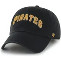 svart-bojd-skarmkeps-med-stort-frontnamn-mlb-pittsburgh-pirates-fran-47-brand