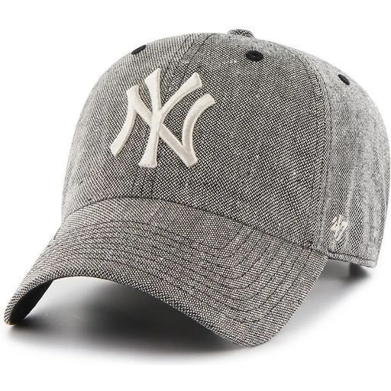kepsar-curva-svart-justerbart-band-frontal-grande-fran-new-york-yankees-mlb-av-47-brand