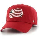 kepsar-curva-rod-justerbart-band-frontal-grande-fran-new-england-revolution-fc-major-league-soccer-av-47-brand