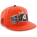 orange-snapback-flat-keps-med-stort-nhl-philadelphia-flyers-framlogotyp-fran-47-brand
