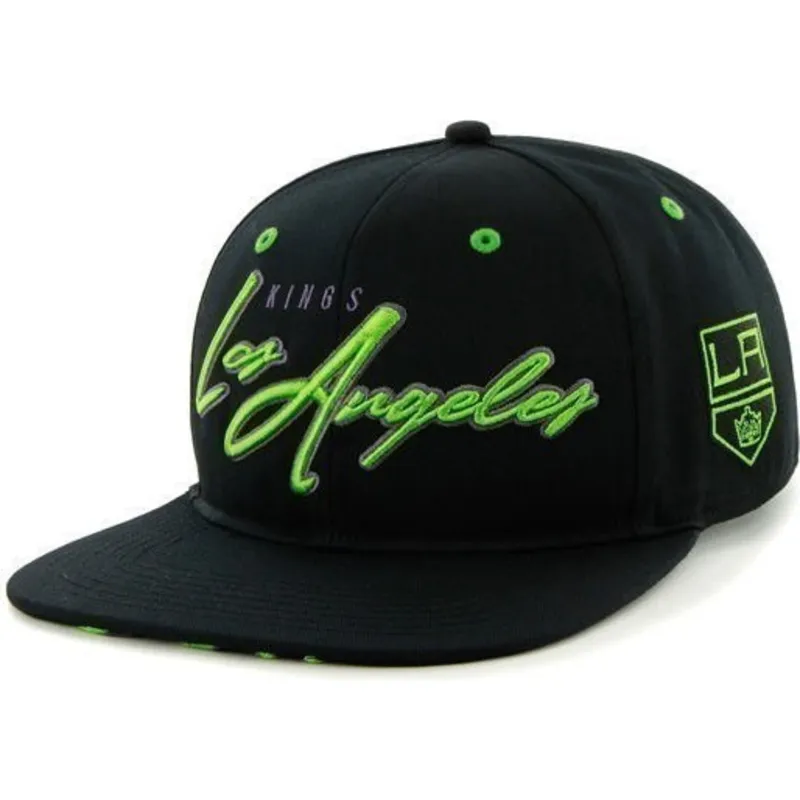 kepsar-plana-svart-snapback-frontal-grande-fran-los-angeles-kings-nhl-av-47-brand