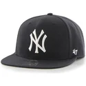 new-york-yankees-mlb-marinbla-platt-snapback-keps-for-barn-fran-47-brand