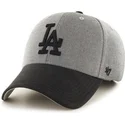 gra-bojd-keps-med-skarm-och-svart-los-angeles-dodgers-mlb-logotyp-fran-47-brand