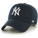 47-brand-curved-brim-new-york-yankees-mlb-clean-up-navy-blue-cap