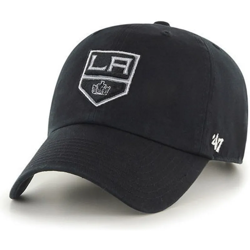 kepsar-curva-svart-justerbart-band-fran-los-angeles-kings-nhl-av-47-brand