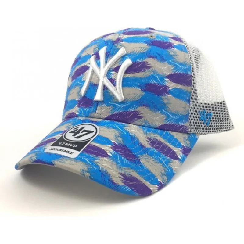 kepsar-curva-bla-snapback-estampado-de-hojas-fran-new-york-yankees-mlb-av-47-brand kepsar-curva-bla-snapback-estampado-de-hojas-fran-new-york-yankees-mlb-av-47-brand