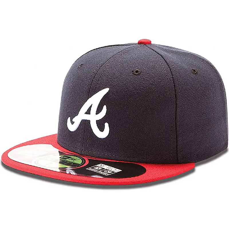 kepsar-plana-marinbla-justerad-59fifty-authentic-on-field-fran-atlanta-braves-mlb-av-new-era