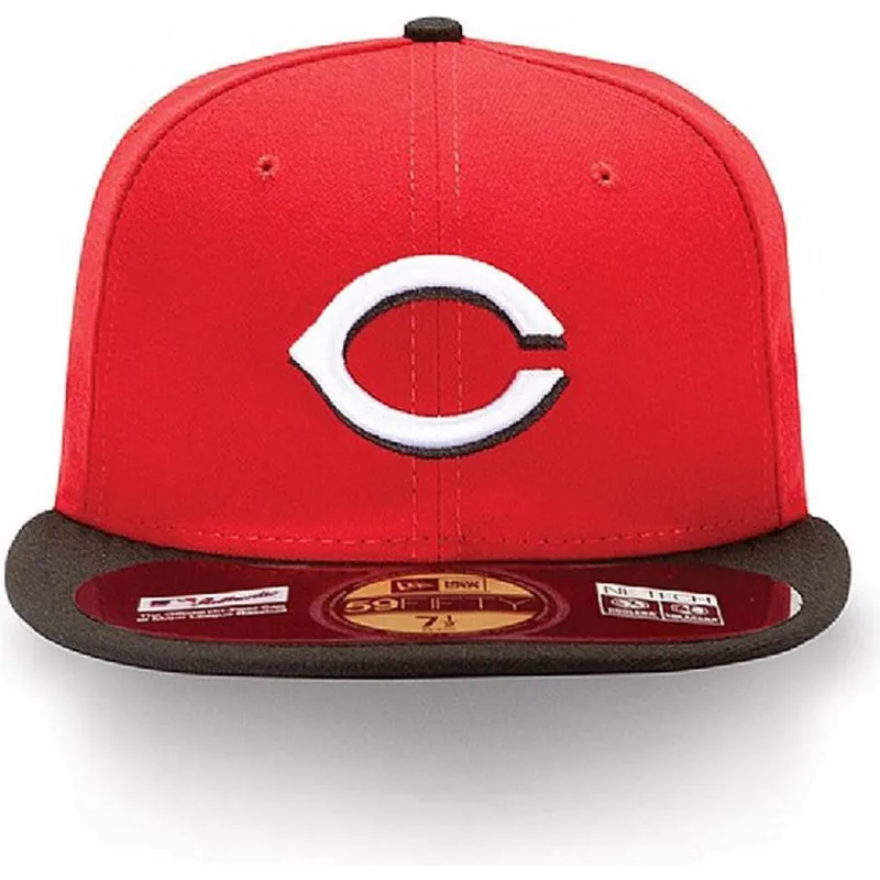 kepsar-plana-rod-justerad-59fifty-authentic-on-field-fran-cincinnati-reds-mlb-av-new-era