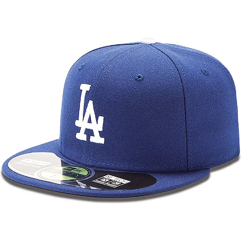 los-angeles-dodgers-mlb-new-era-59fifty-authentic-on-field-bla-justerbar-flat-keps