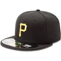 svart-justerbar-flat-keps-59fifty-authentic-on-field-pittsburgh-pirates-mlb-fran-new-era