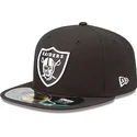 kepsar-plana-svart-justerad-59fifty-authentic-on-field-game-fran-las-vegas-raiders-nfl-av-new-era