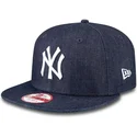 kepsar-plana-marinbla-snapback-9fifty-essential-denim-fran-new-york-yankees-mlb-av-new-era