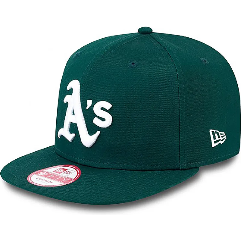 kepsar-plana-svart-snapback-9fifty-essential-fran-oakland-athletics-mlb-av-new-era