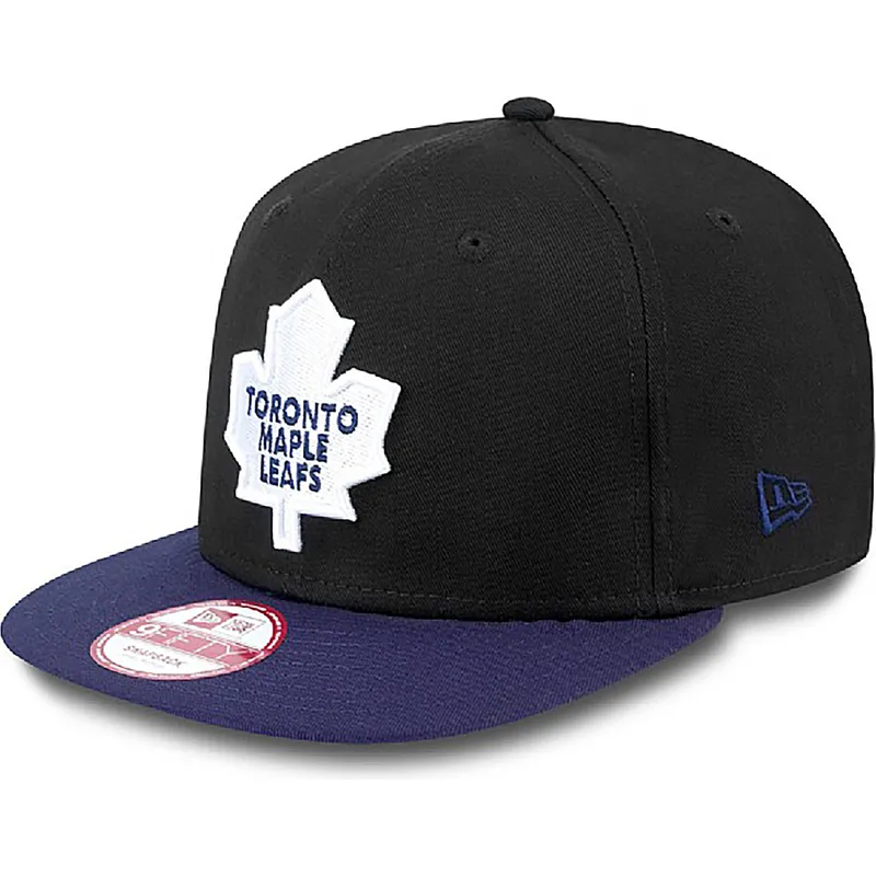 kepsar-plana-svart-snapback-9fifty-cotton-block-fran-toronto-maple-leafs-nhl-av-new-era