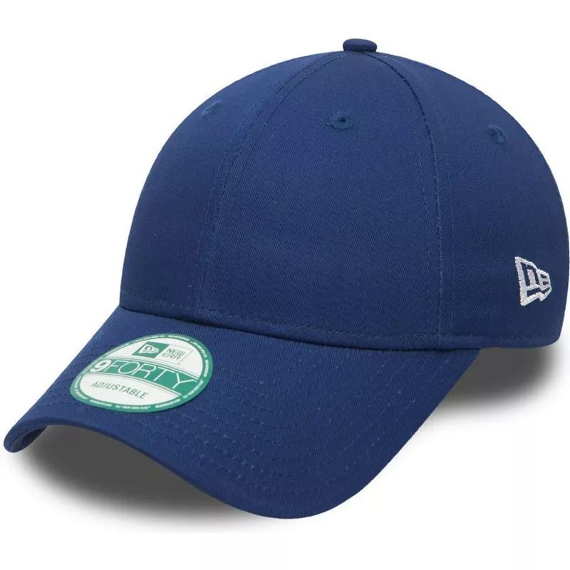 new-era-curved-brim-9forty-basic-flag-blue-adjustable-cap