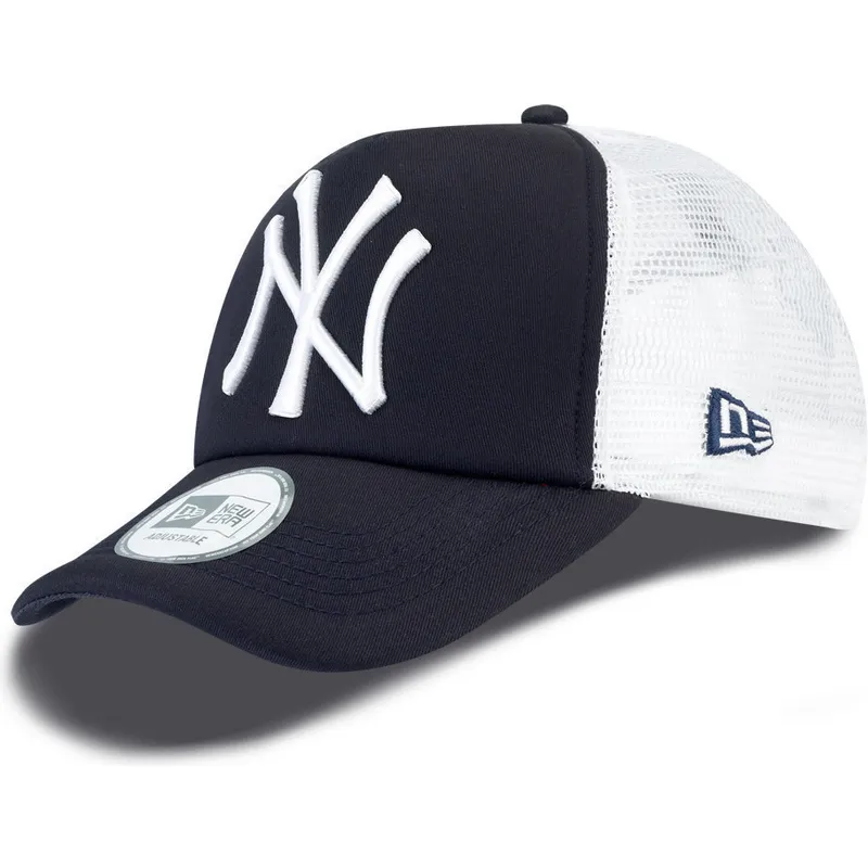 kepsar-curva-marinbla-snapback-clean-a-frame-fran-new-york-yankees-mlb-av-new-era