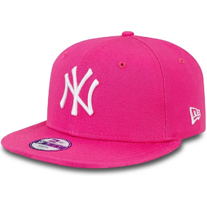 kepsar-plana-rosa-snapback-for-barn-9fifty-essential-fran-new-york-yankees-mlb-av-new-era