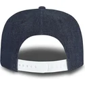 kepsar-plana-marinbla-snapback-for-barn-9fifty-essential-denim-fran-new-york-yankees-mlb-av-new-era