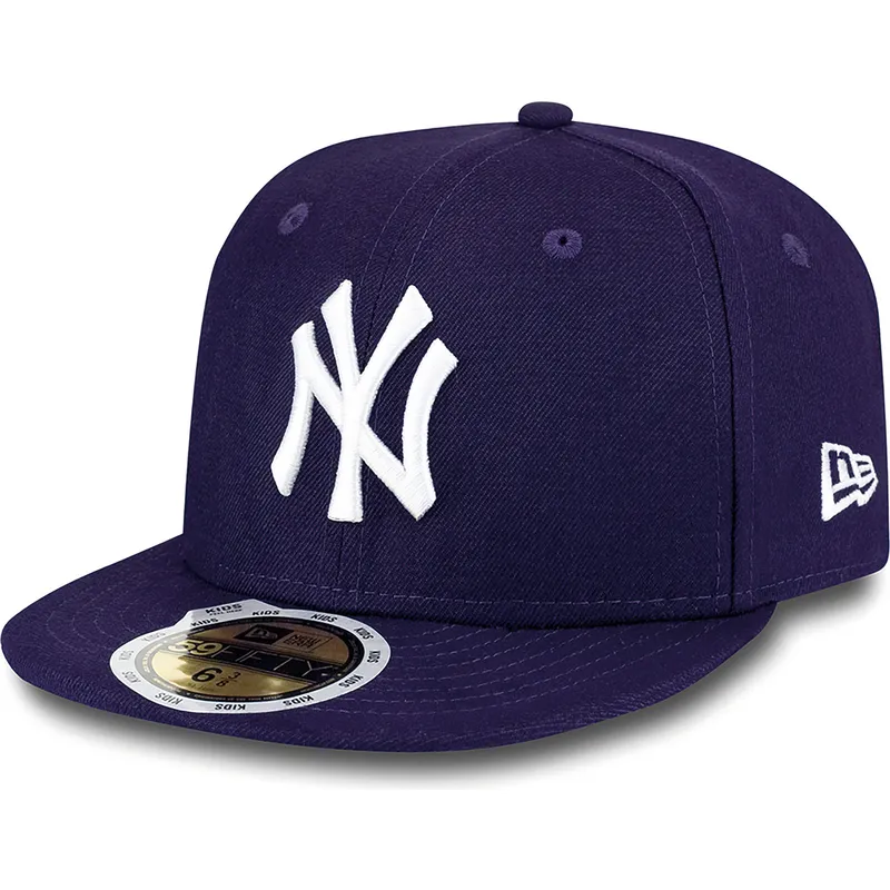 kepsar-plana-violett-justerad-for-barn-59fifty-essential-fran-new-york-yankees-mlb-av-new-era